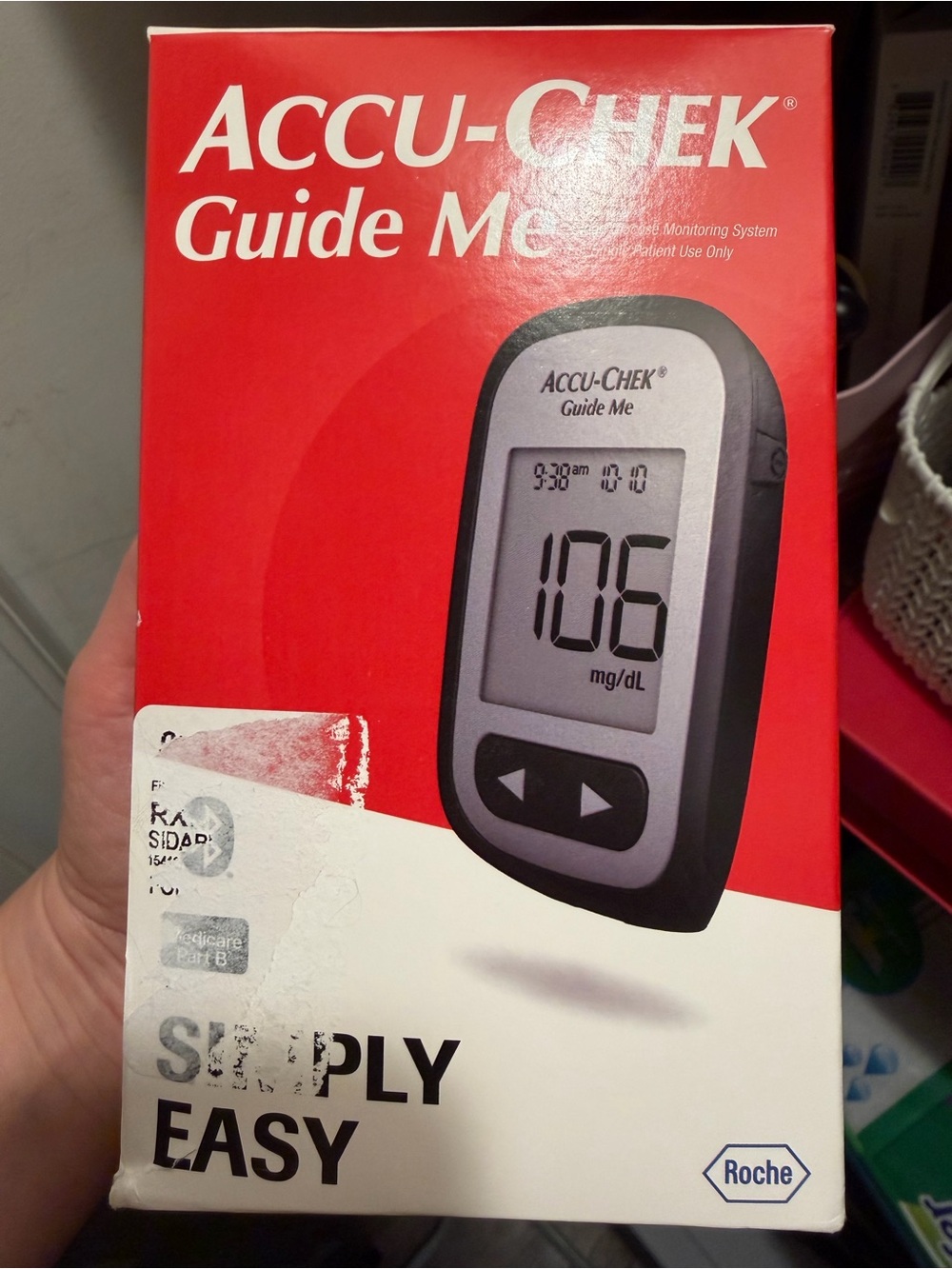 Guide Me Blood Glucose Meter - Red/Black